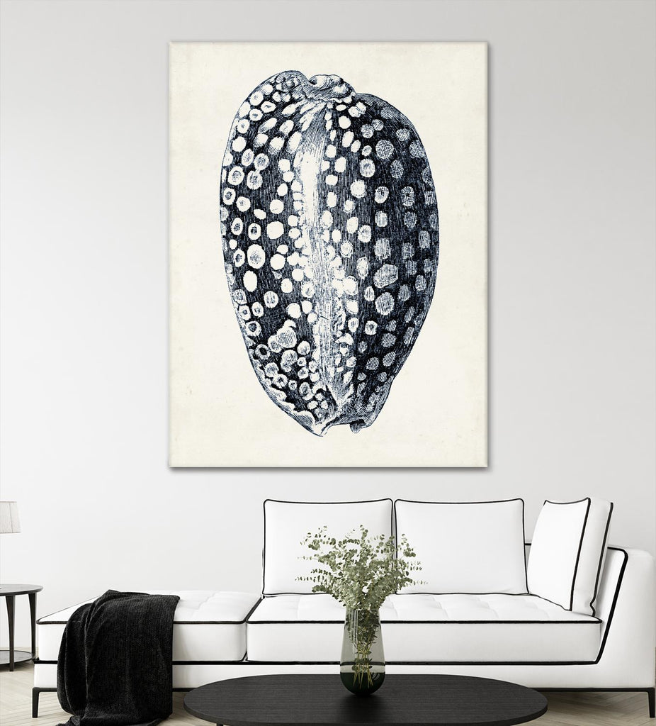 Coastal Collection in Indigo III by Vision Studio on GIANT ART - blue tropical framed canvas