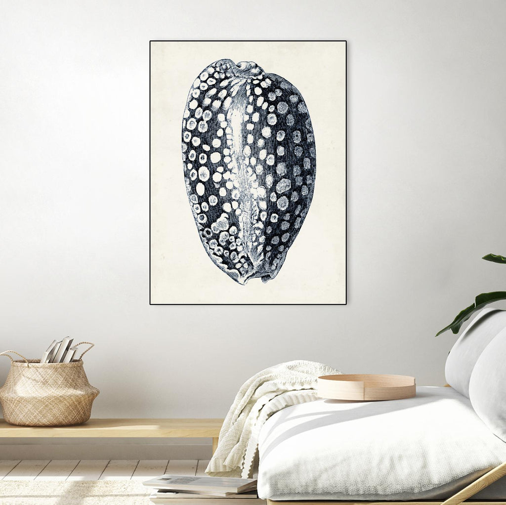 Coastal Collection in Indigo III by Vision Studio on GIANT ART - blue tropical framed canvas