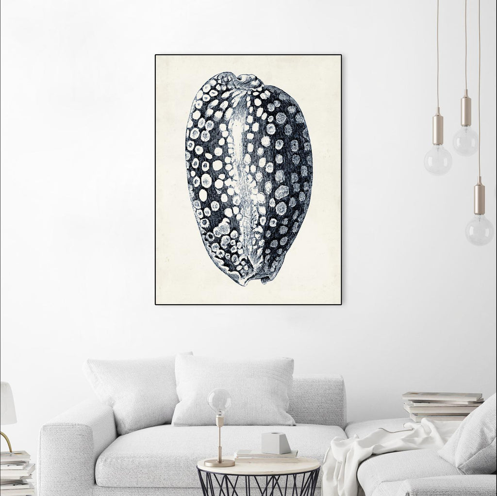 Coastal Collection in Indigo III by Vision Studio on GIANT ART - blue tropical framed canvas