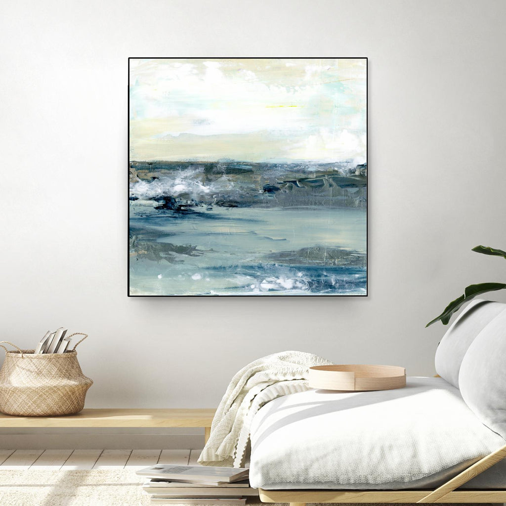 Coastal Blues I by Lila Bramma on GIANT ART - white abstract abstract