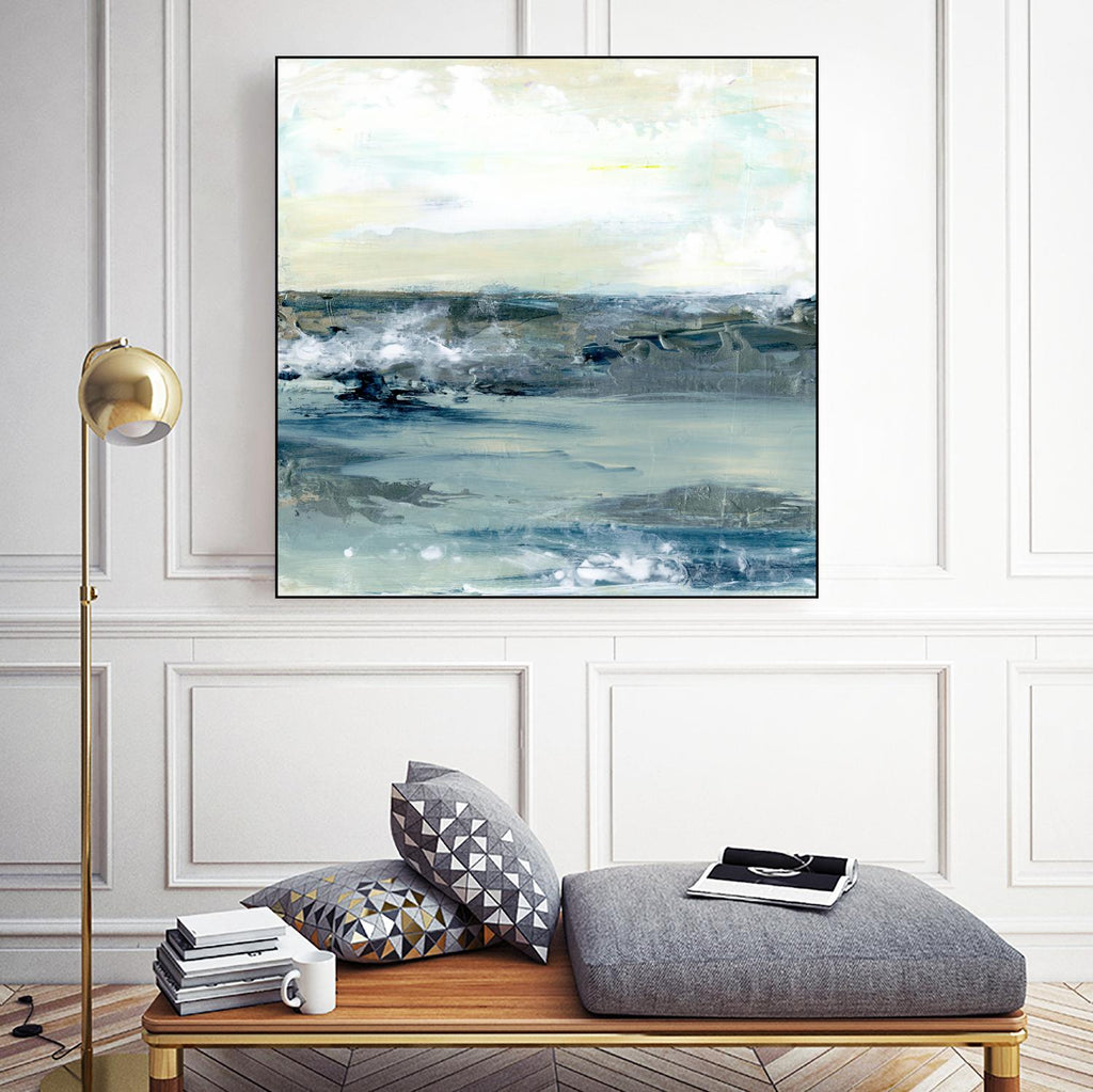 Coastal Blues I by Lila Bramma on GIANT ART - white abstract abstract