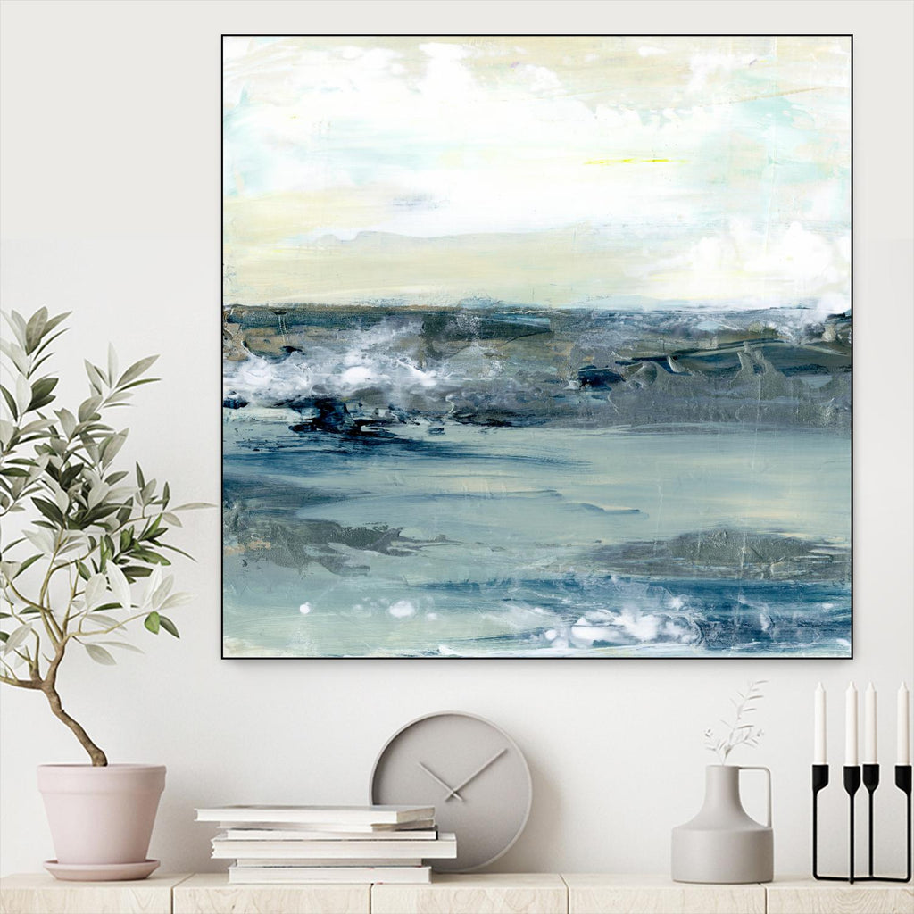 Coastal Blues I by Lila Bramma on GIANT ART - white abstract abstract