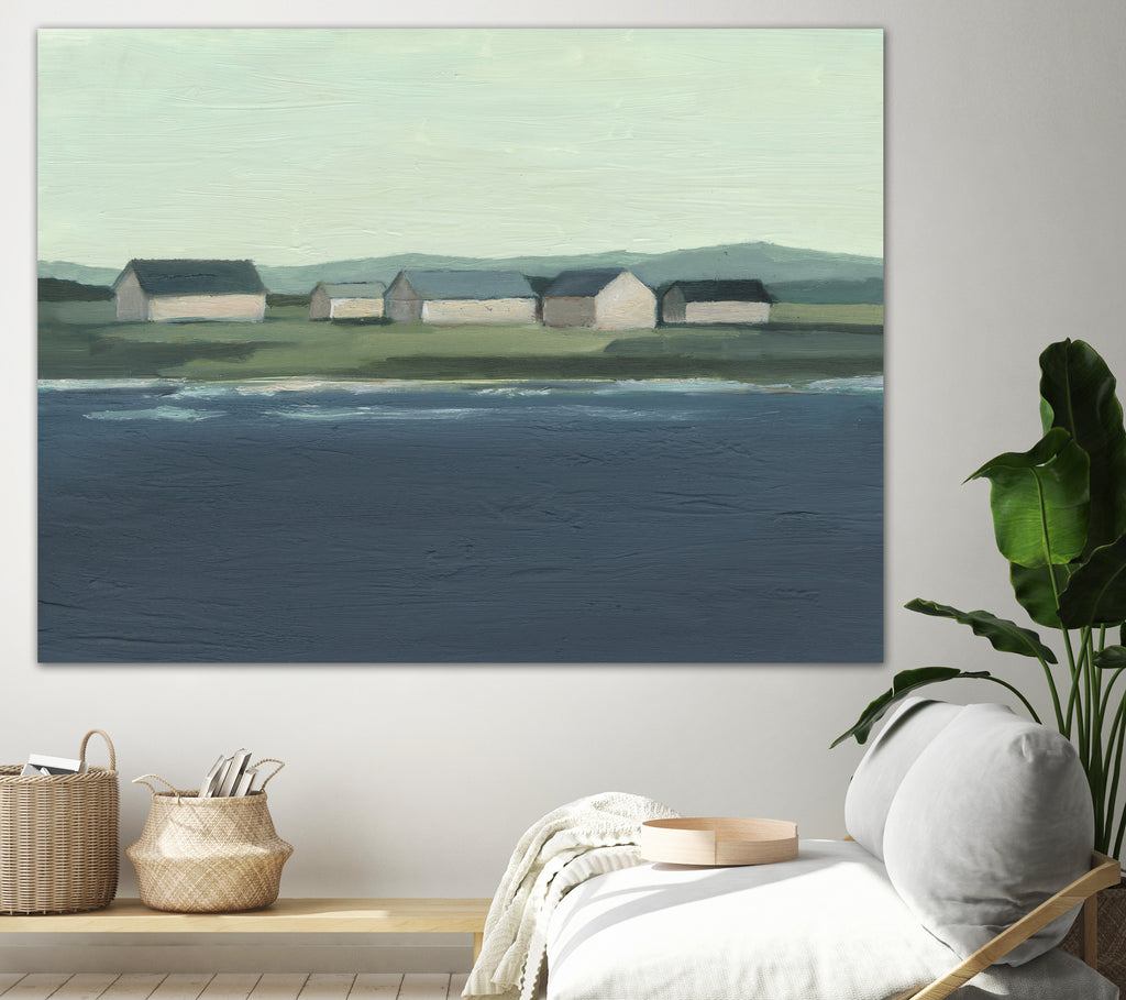 Lakeside Coast I by Ethan Harper on GIANT ART - landscape framed canvas