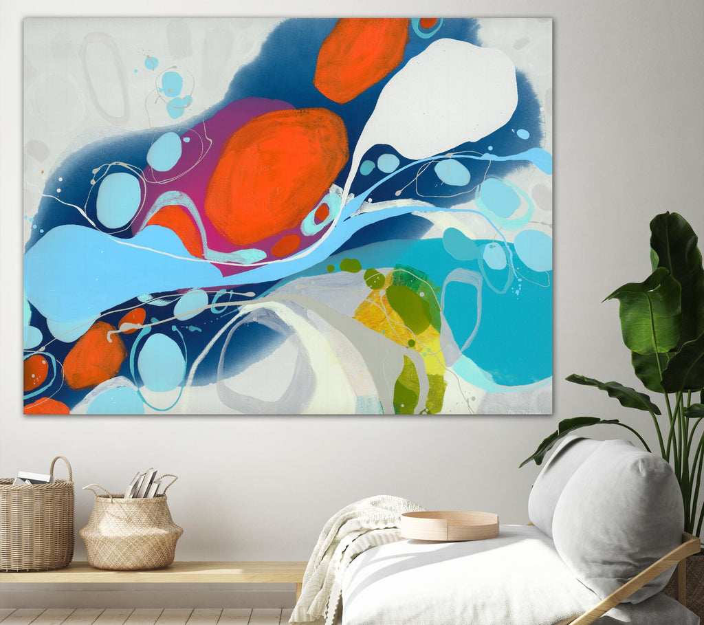 Girl Gone Wild by Claire Desjardins on GIANT ART - orange abstract canadian
