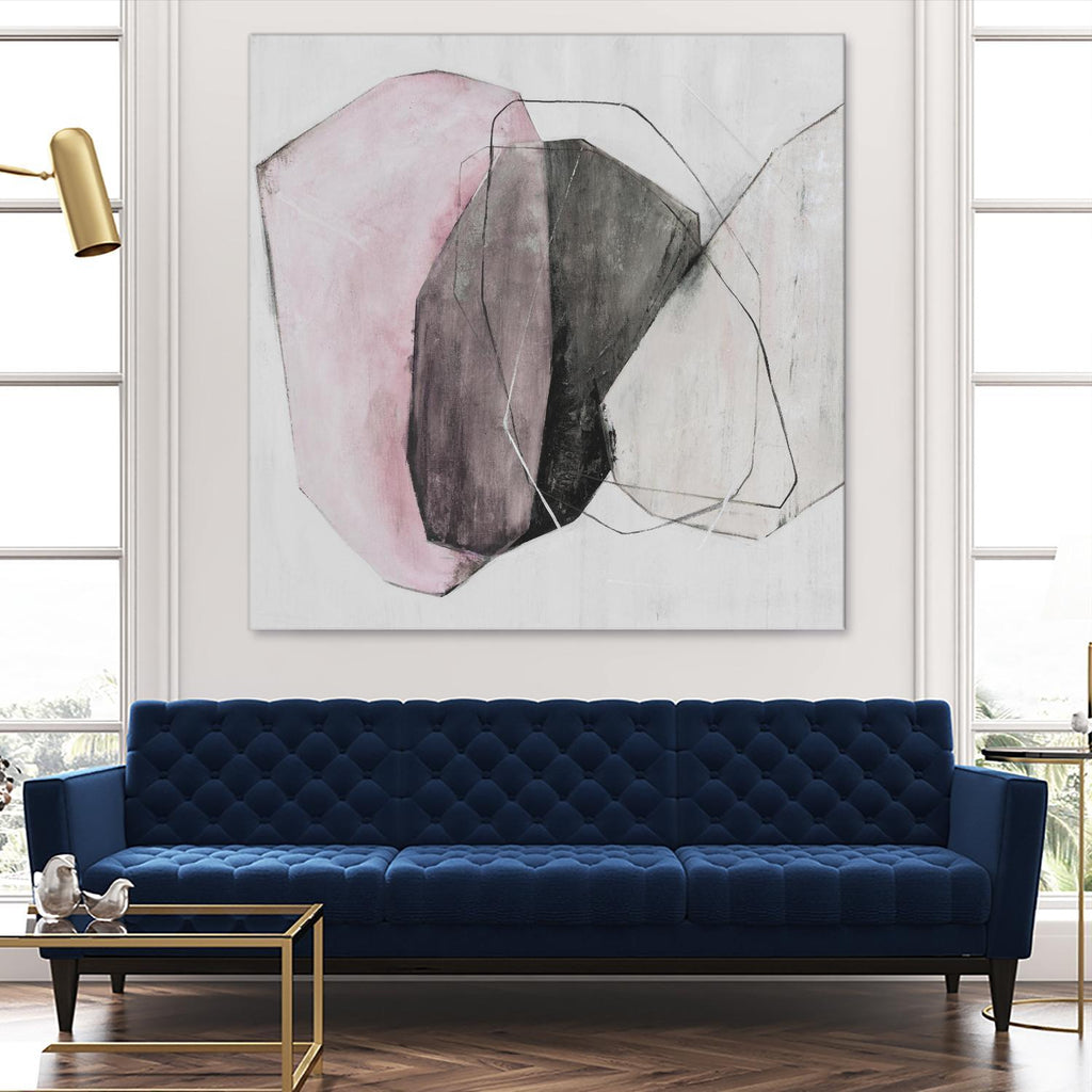 Tickled With Pink by Daleno Art on GIANT ART - pink abstract abstrait 