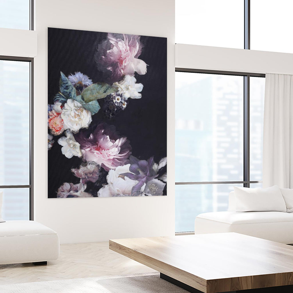 Purple Blossom 1 by Design Fabrikken on GIANT ART - multi floral/still life, flowers flowers