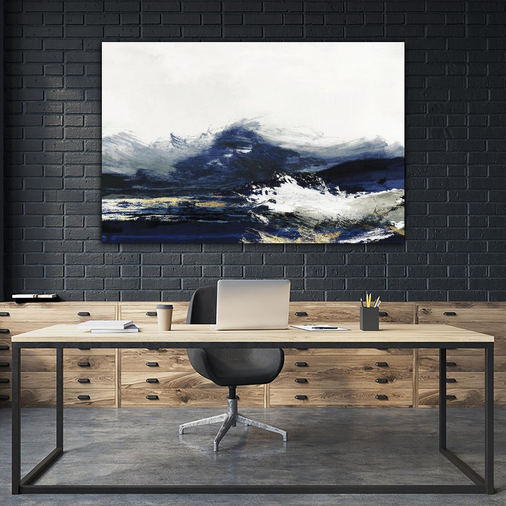 Water by PI Studio on GIANT ART - white abstract coastal
