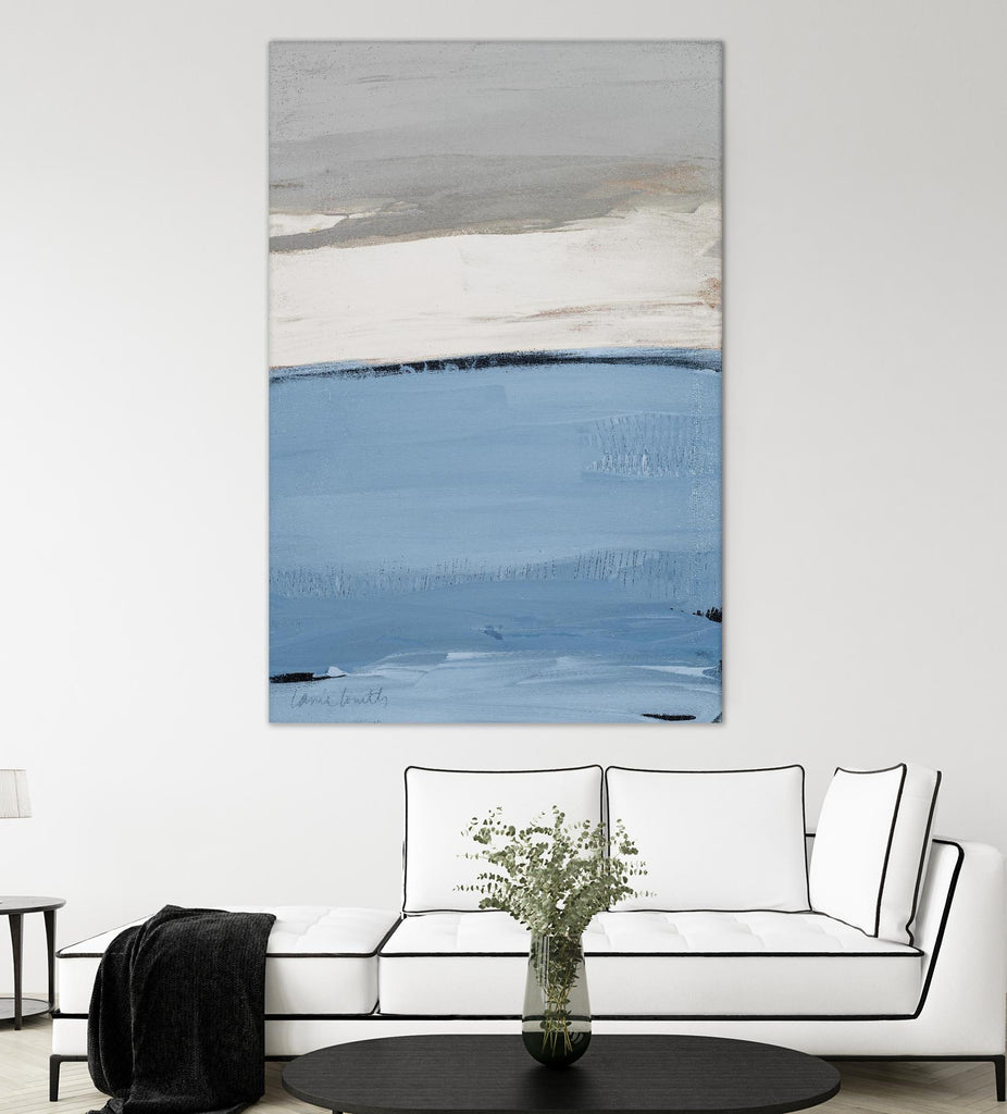 Blue Flatlands I by Lanie Loreth on GIANT ART - abstract 